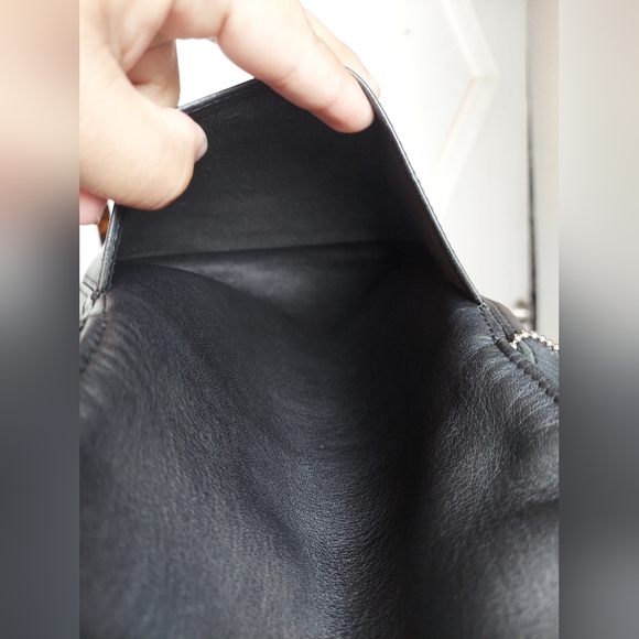 Vintage Coach Black Lexington Small Flap Crossbody 4185 Italy 🖤🇮🇹 - Picture 10 of 16